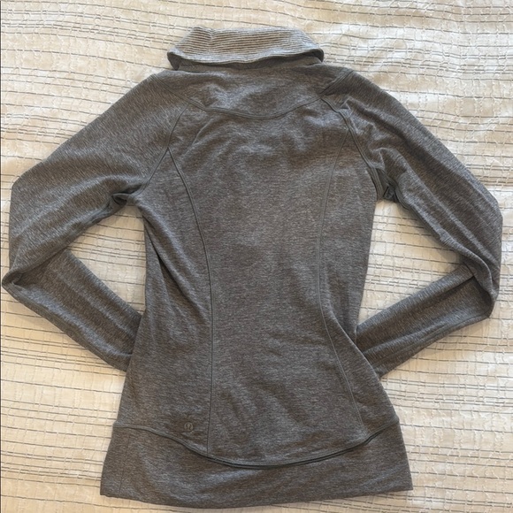 Lululemon Gray Long-Sleeve Quarter-Zip Pullover - Picture 2 of 6